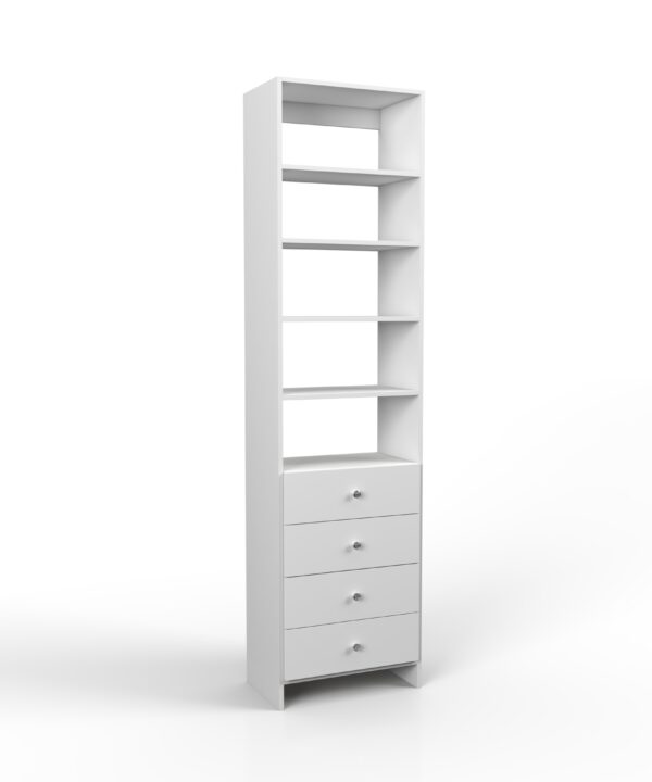 Pi Shelves w/4 Drawers